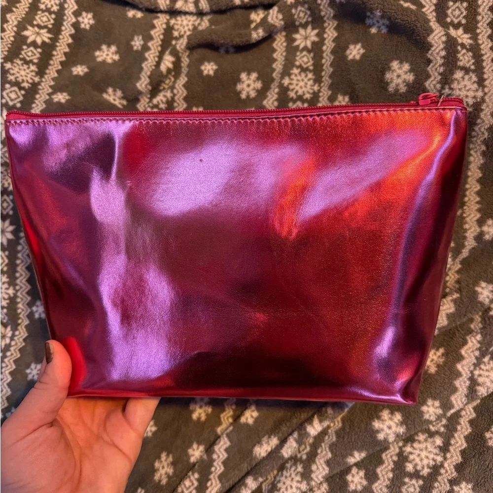 Juicy Couture Metallic Red Pouch